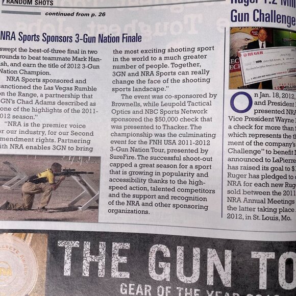 American Rifleman NRA Magazine April 2012 u Vol 160 No 4 National Rifle Associa - Picture 6 of 11